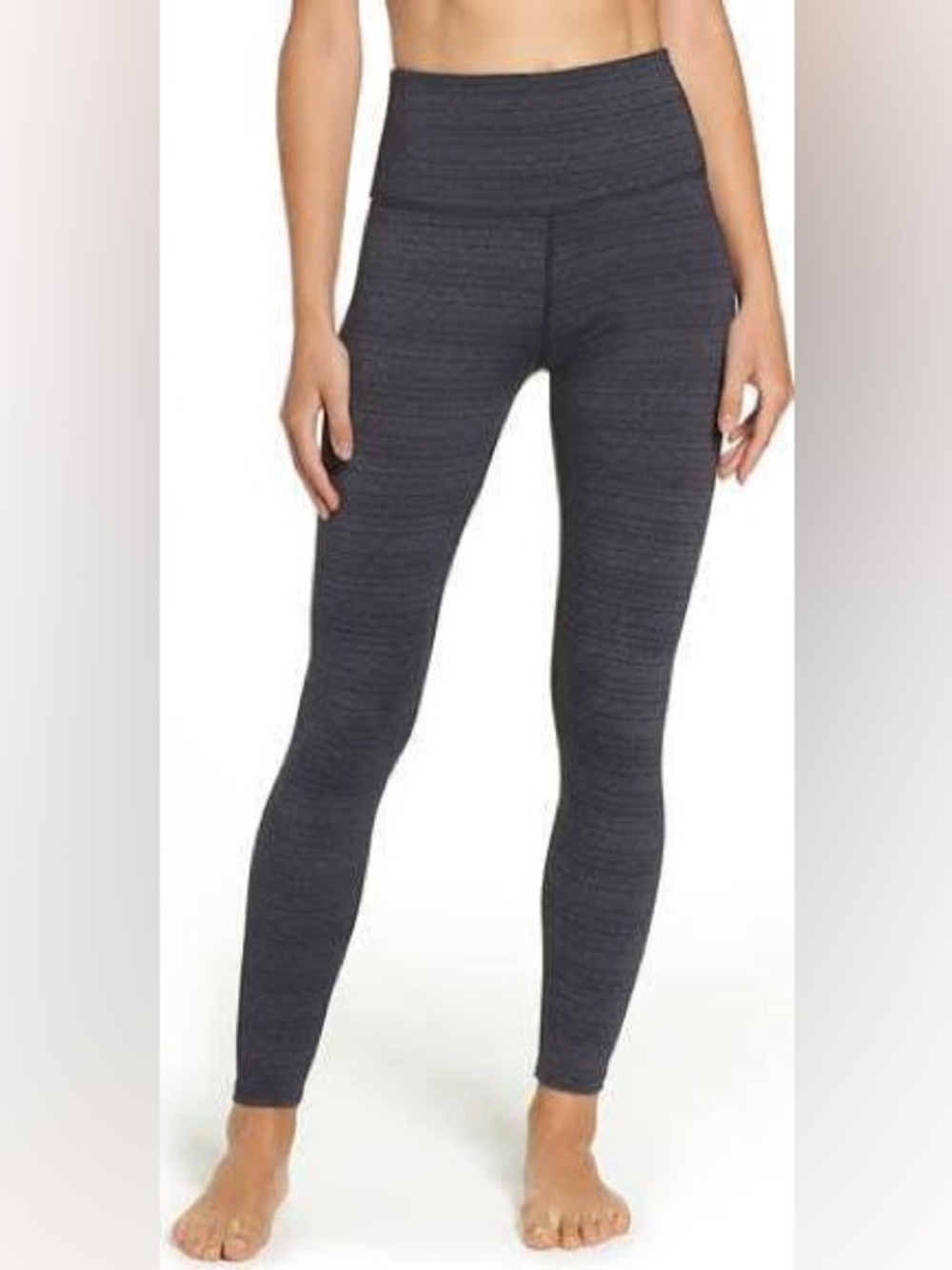 Beyond YogaStripe High Waist Leggings
S Black Stripe / Gray Size Small